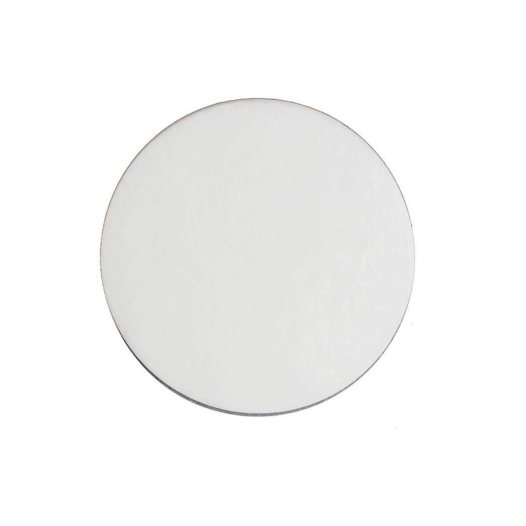 10" Silver Round 0.08" Thin Cake Board