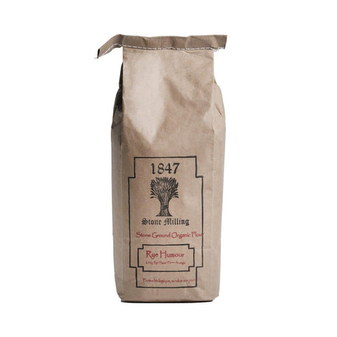 1847 STONE MILLING Organic Unbleached Rye Flour