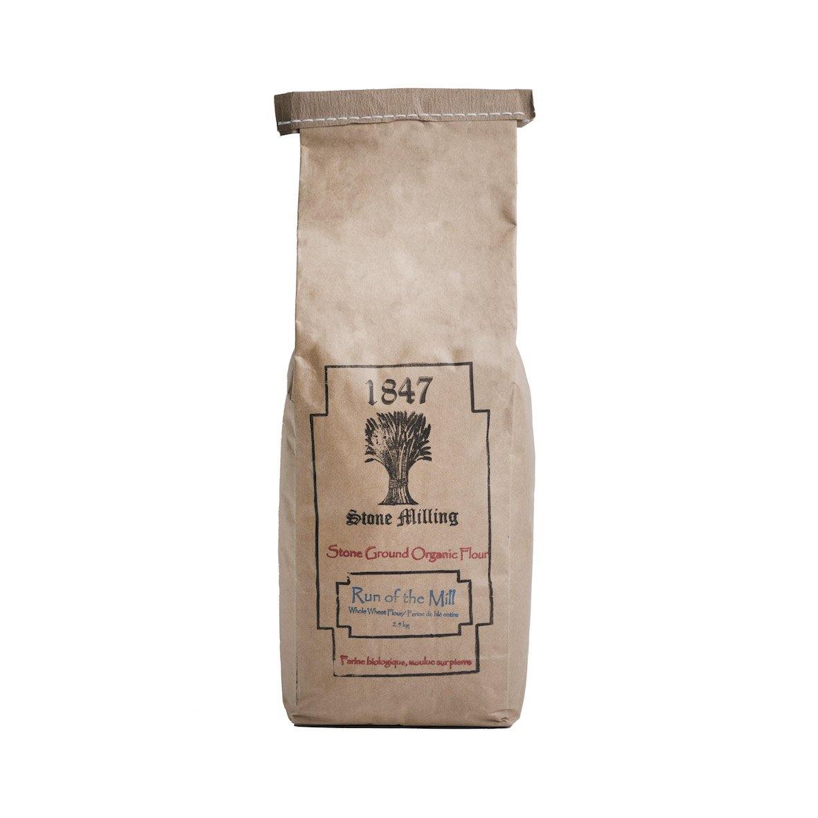 1847 STONE MILLING Organic Unbleached Whole Wheat Flour