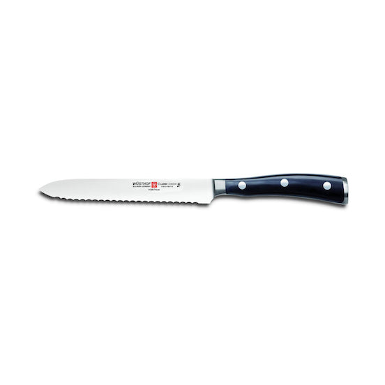 WUSTHOF Classic Ikon Serrated Utility Knife, 5