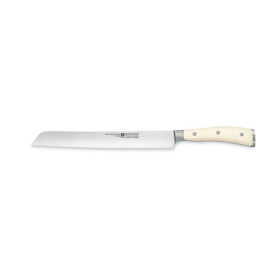 WUSTHOF Classic Ikon Crème Double Serrated Bread Knife, 9