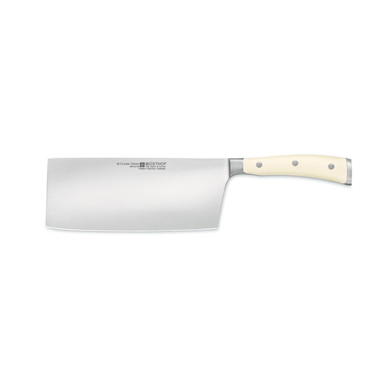 WUSTHOF Classic Ikon Crème Chinese Chef's Knife, 8