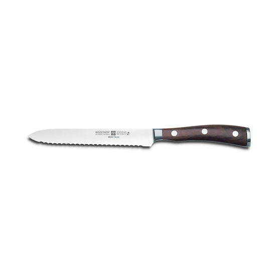 WUSTHOF Ikon Serrated Utility Knife, 5