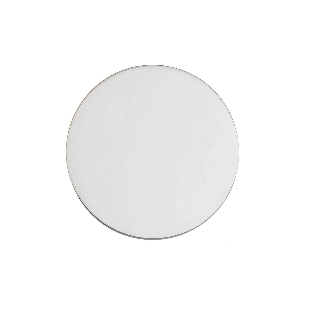 8" Silver Round, 0.08" Thin Cake Board