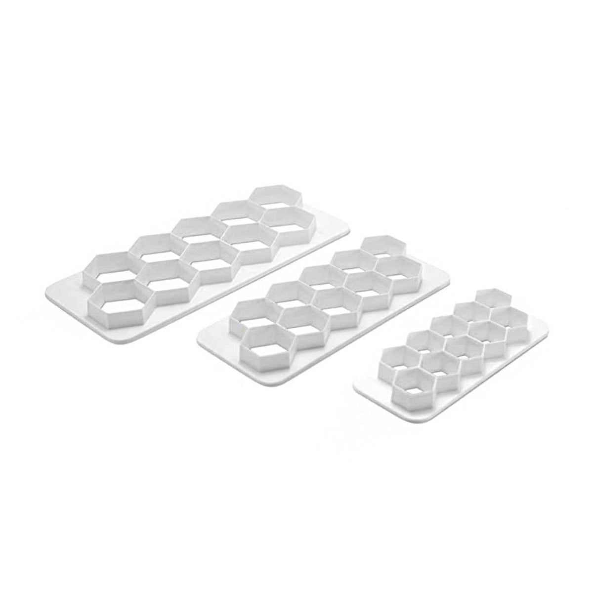 ATECO 3 piece Hexagon Fondant Cutters