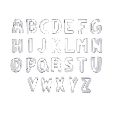 ATECO Tin Alphabet Cutters (set of 26)
