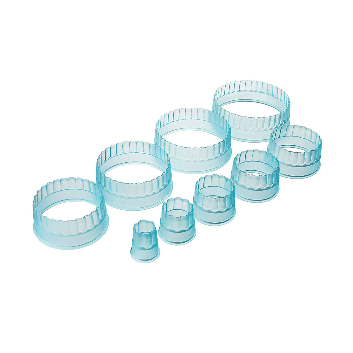 ATECO Fluted Round Cutters (set of 9)