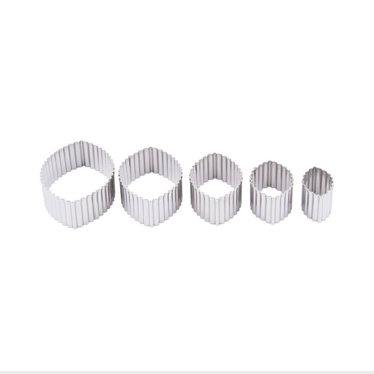 ATECO S/S Fluted Football Cutters (set of 5)