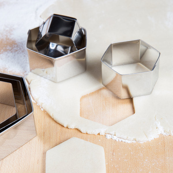 ATECO S/S Hexagon Cutters (set of 6)