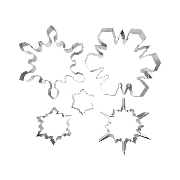 ATECO S/S Snowflake Cutters (set of 5)