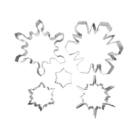 ATECO S/S Snowflake Cutters (set of 5)