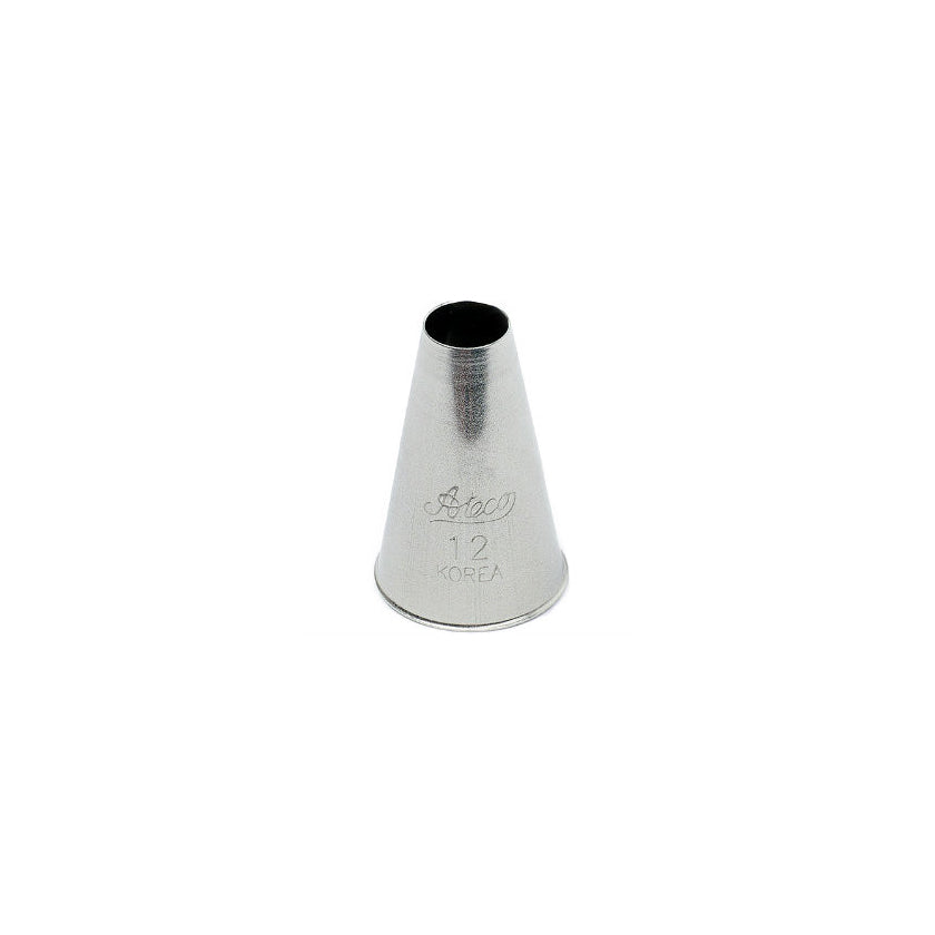 ATECO S/S #12 Plain Round Piping Tip