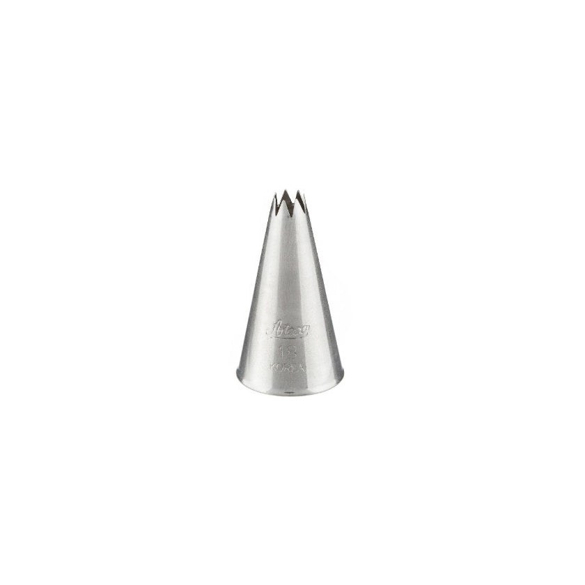 ATECO S/S #18 Open Star Piping Tip