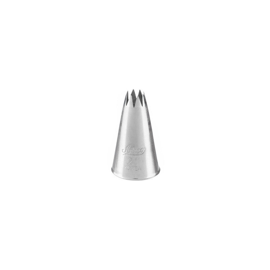 ATECO S/S #21 Open Star Piping Tip