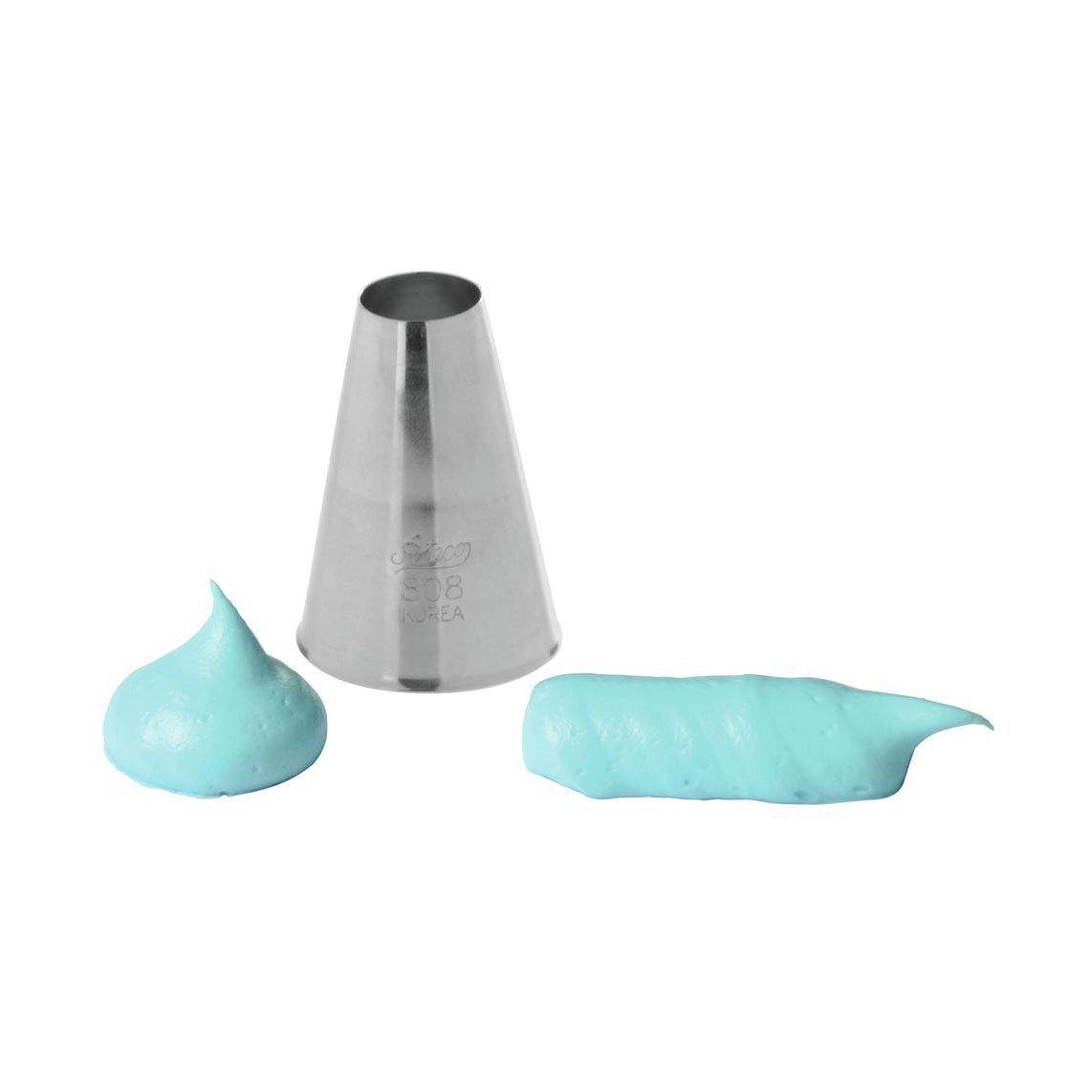 ATECO S/S #808 Plain Round Piping Tip