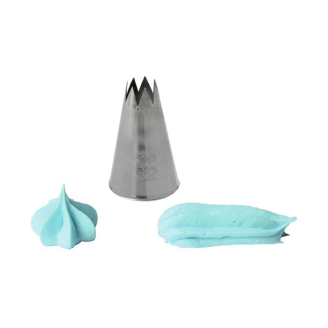 ATECO S/S #825 Open Star Piping Tip - Gusta Supplies