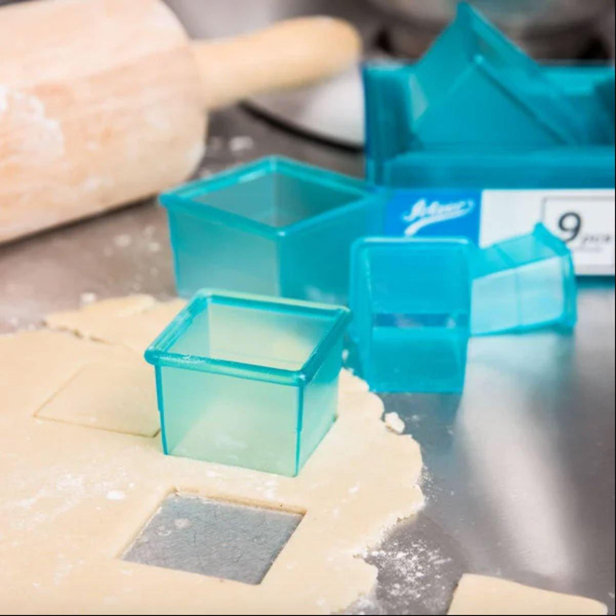 ATECO Square Cutters (set of 9)