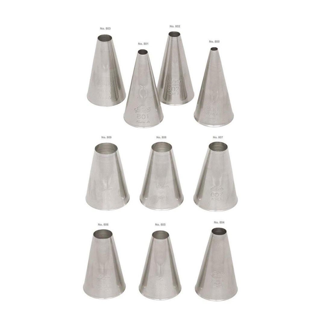 ATECO S/S #809 Plain Round Piping Tip – Gusta Supplies