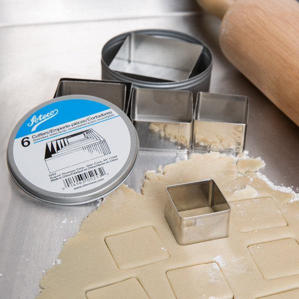 ATECO S/S Square Cutters (set of 6)
