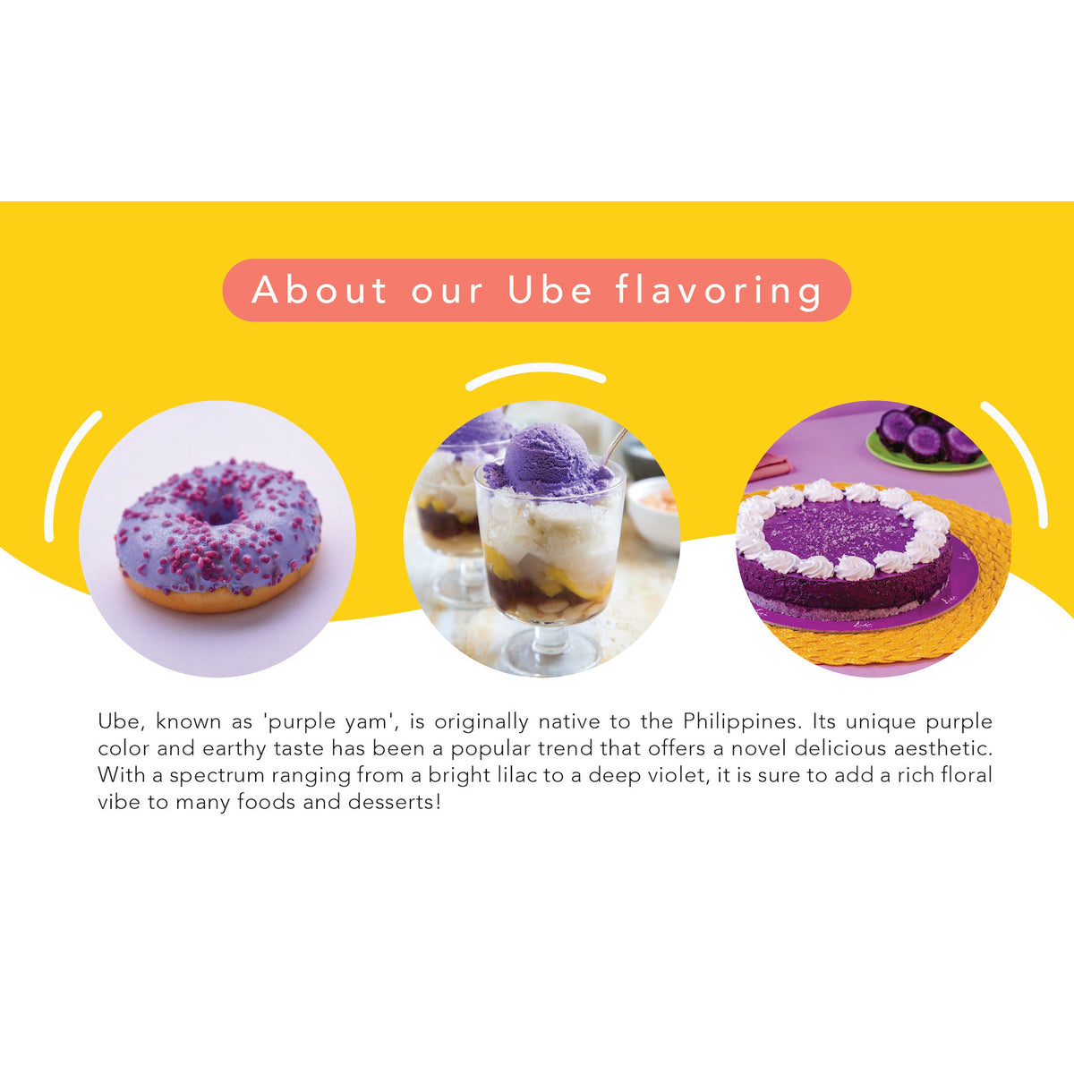 BUTTERFLY "Ube" Purple Yam Paste Flavouring, 25ml