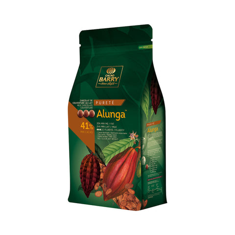 CACAO BARRY Alunga 41%, Milk Chocolate Couverture