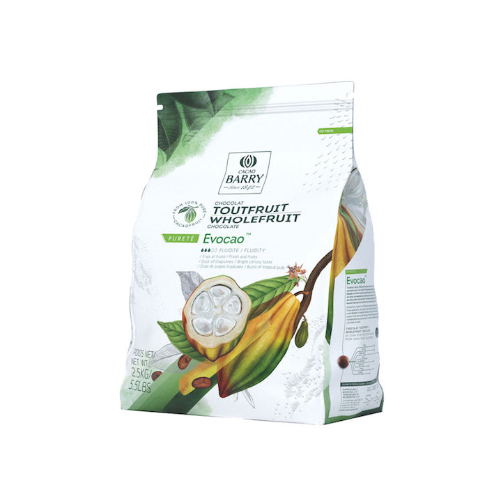 CACAO BARRY Evocao WholeFruit 72, Dark Chocolate Couverture Gusta