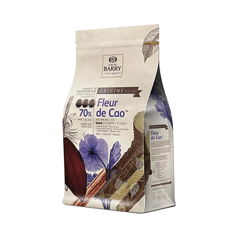 CACAO BARRY Fleur de Cao "Origine Rare" 70%, Dark Chocolate Couverture