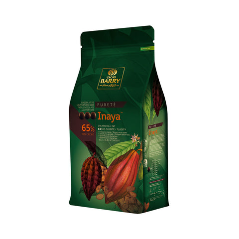 CACAO BARRY Inaya 65%, Dark Chocolate Couverture