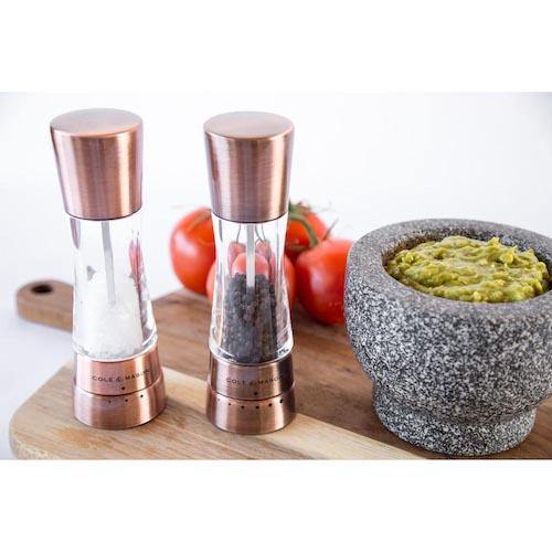 COLE & MASON Derwent Copper Salt & Pepper Mill Gift Set
