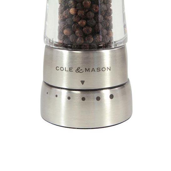 COLE & MASON Derwent S/S Pepper Mill