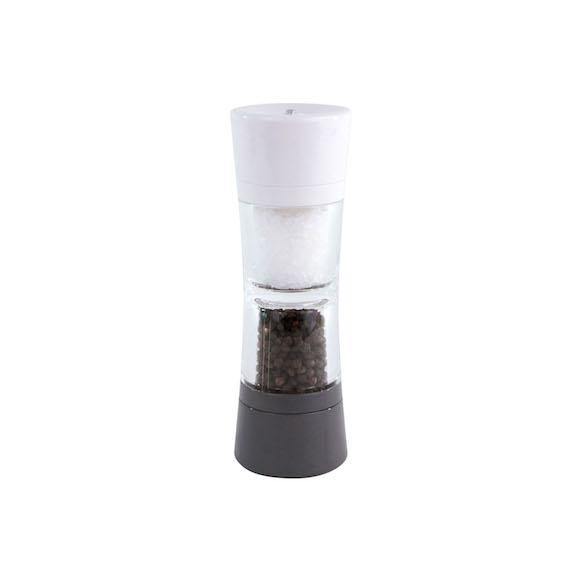 COLE & MASON Lincoln White & Grey Duo Pepper & Salt Mill