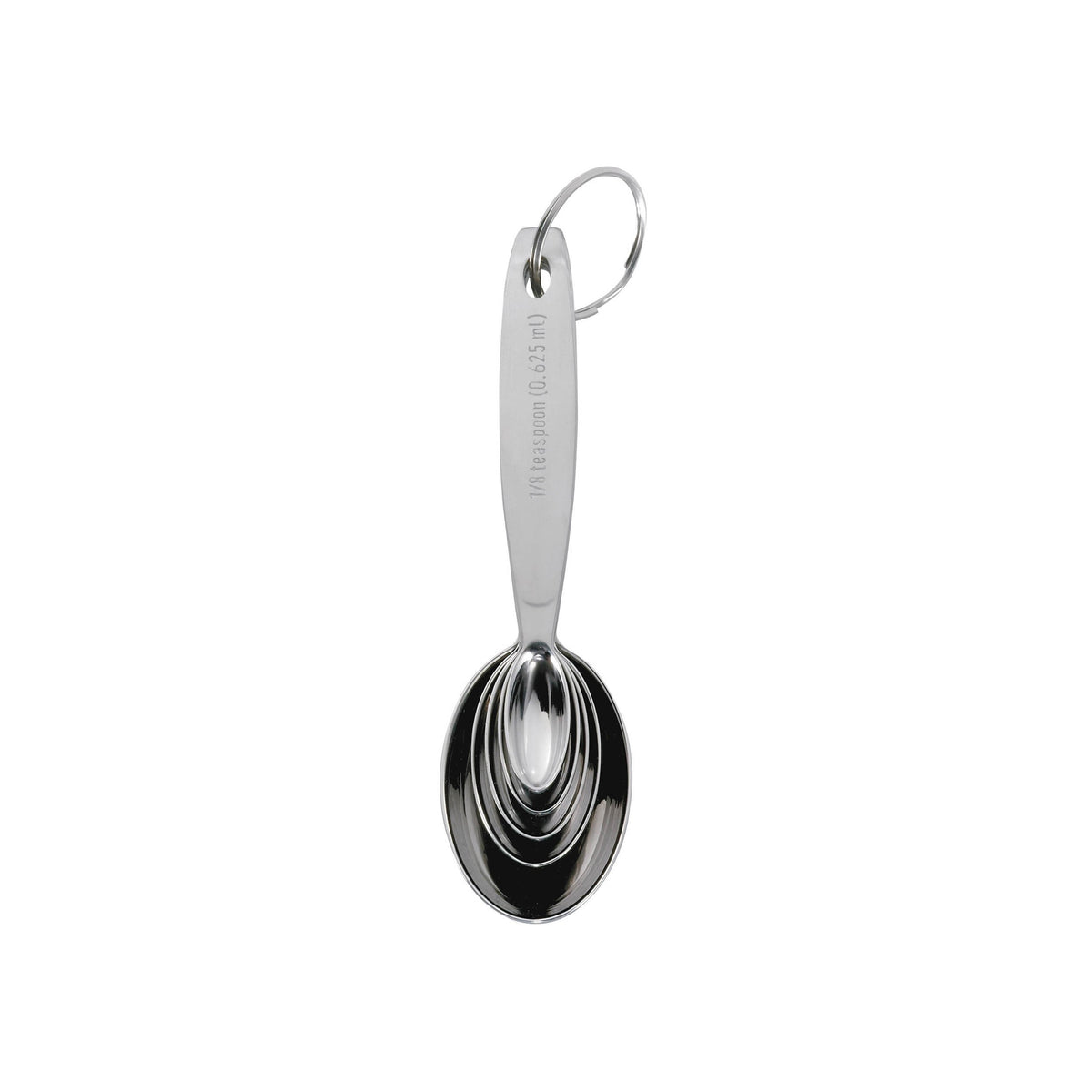 CUISIPRO S/S Oval Measuring Spoons, 5 pcs