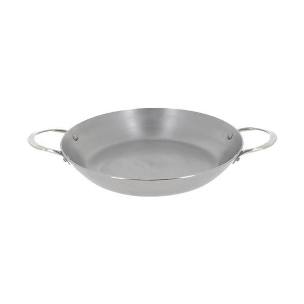 DE BUYER Mineral B Paella Pan with 2 Riveted S/S Handles