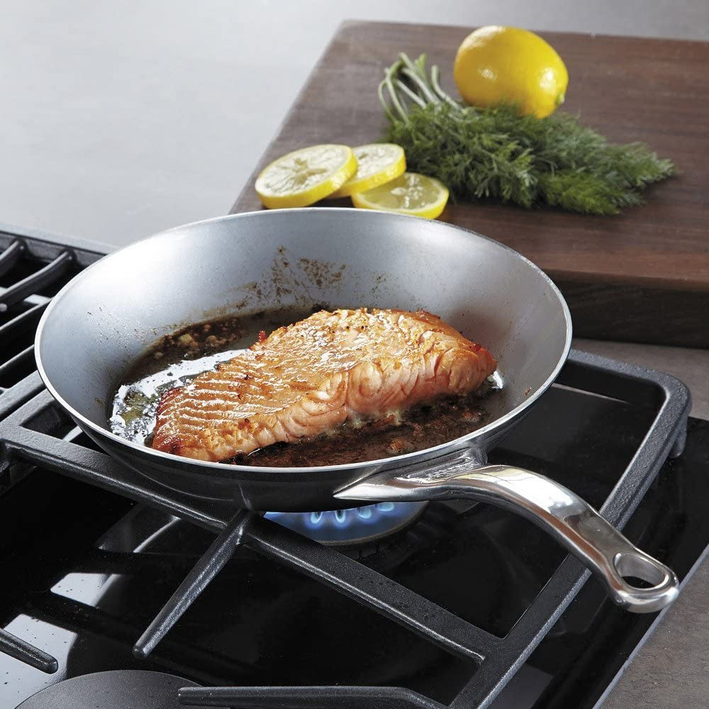 DE BUYER Mineral B Pro Steel Frypan, 8"/20cm