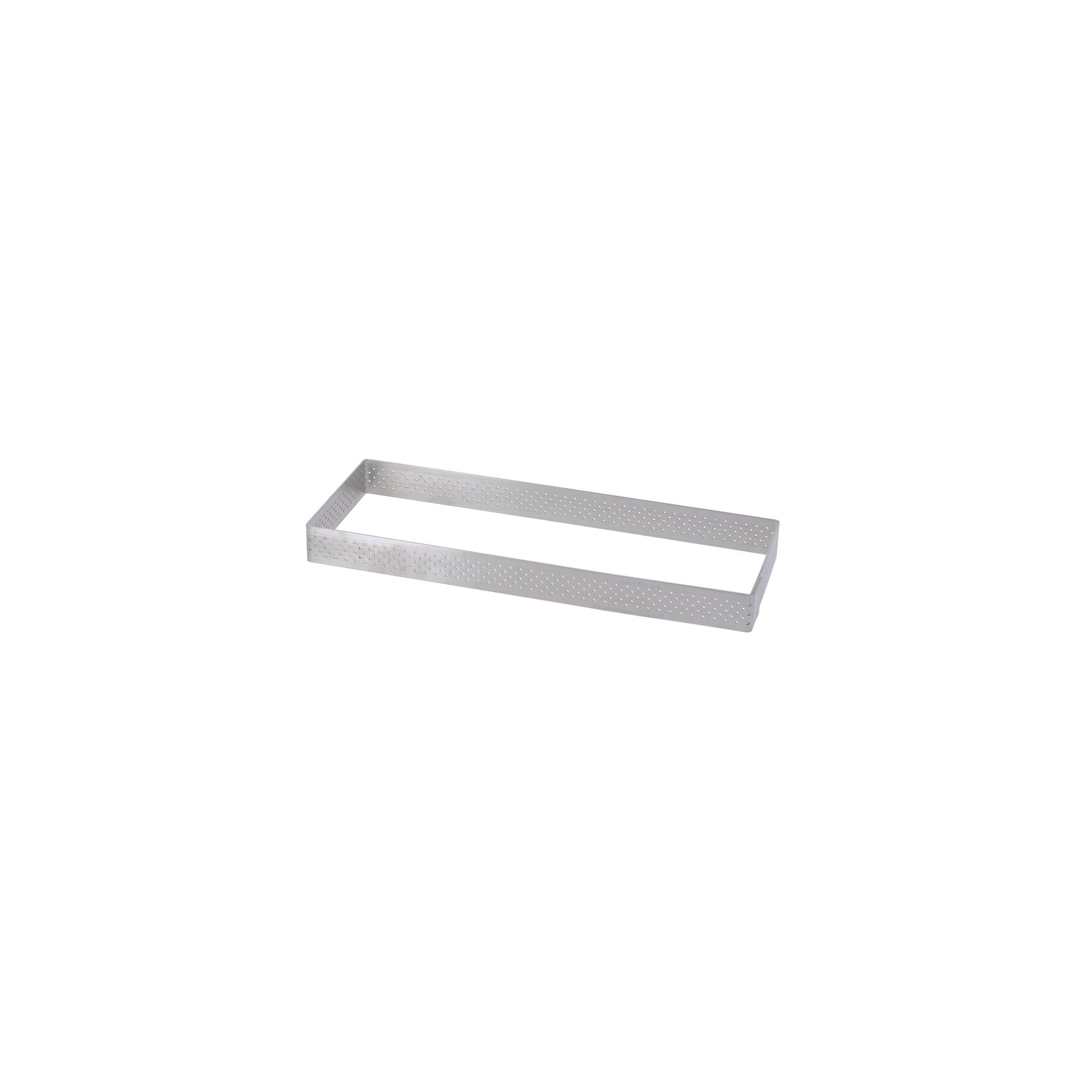 DE BUYER S/S Perforated Rectangular Tart Ring, 4.7