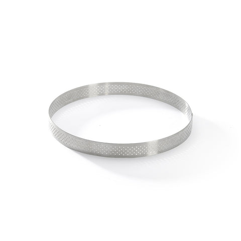 DE BUYER S/S Perforated Round Tart Ring, 7"