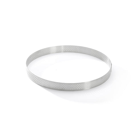 DE BUYER S/S Perforated Round Tart Ring, 8"