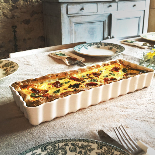 EMILE HENRY Slim Rectangular Tart Dish