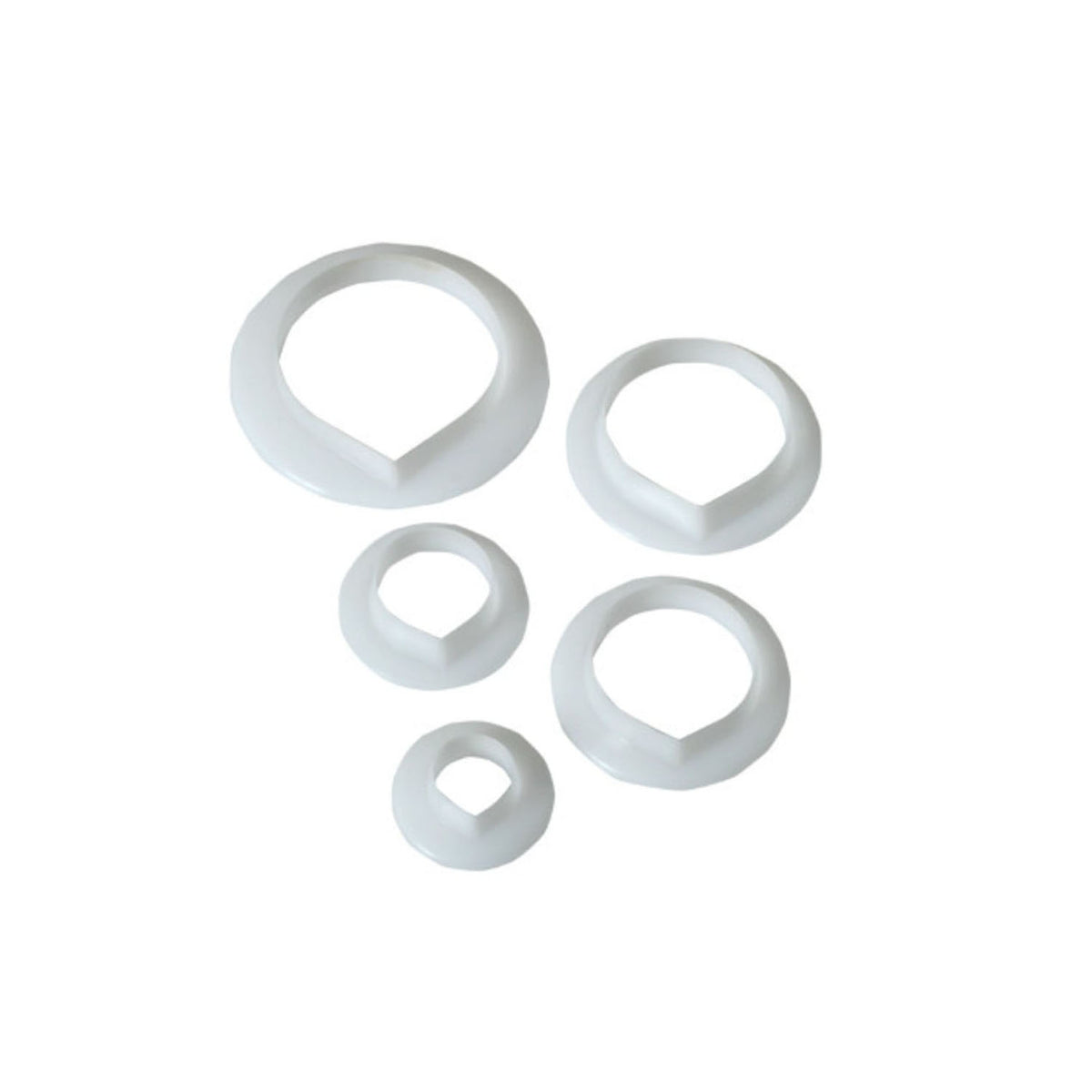 FMM SUGARCRAFT Rose Petal Cutters (set of 5) (Clearance)