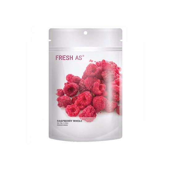 FRESH AS Freeze Dried Whole Raspberries, 35g