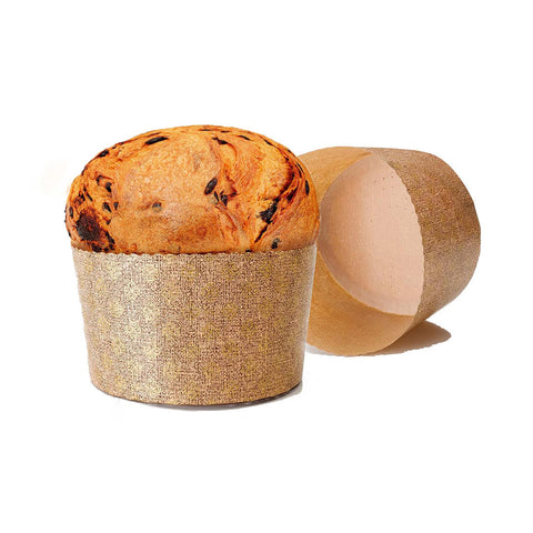 GUSTA SUPPLIES Paper Panettone Moulds, 7" / 18cm