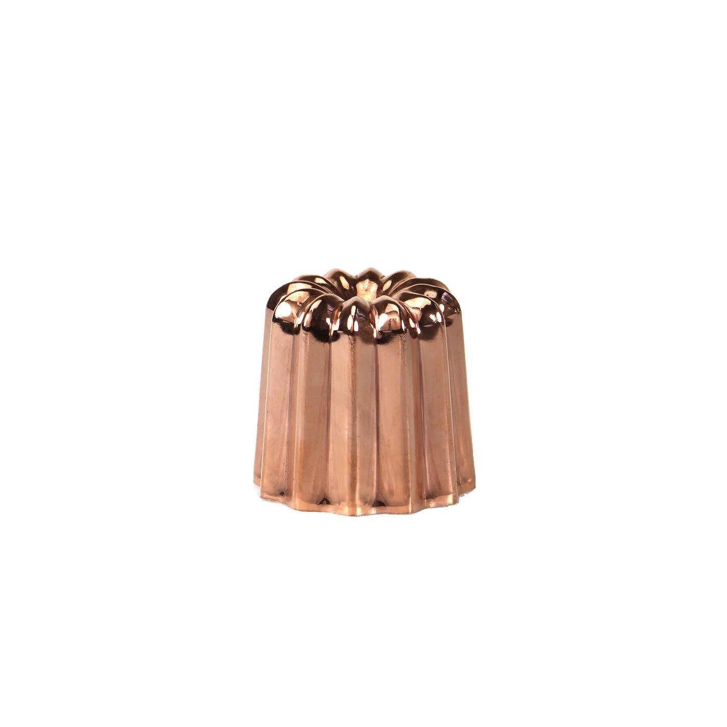GUSTA SUPPLIES Copper Canele Mould with Tinned Interior