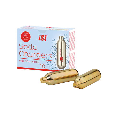 ISI CO2 Soda Chargers, Box of 10