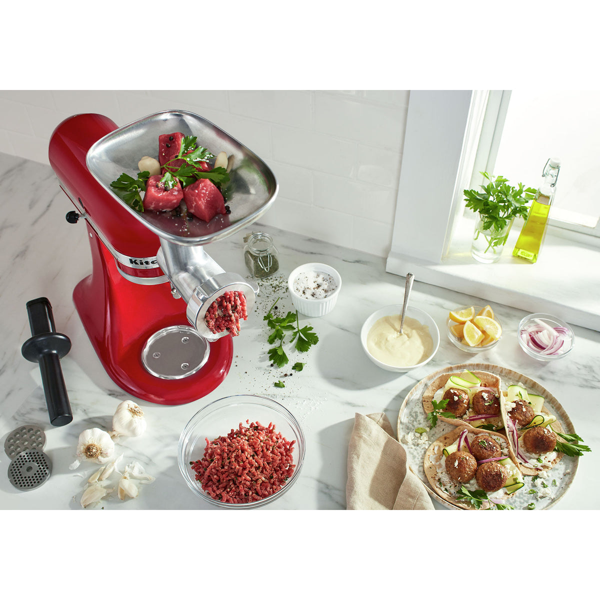 KITCHENAID Metal Food Grinder Attachment