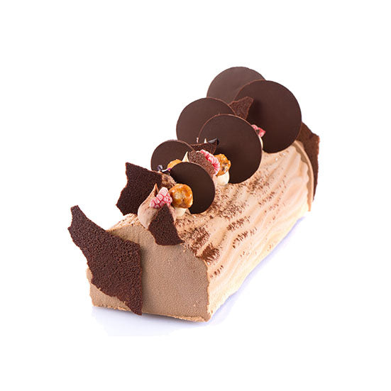 SILIKOMART Tex01 Wood Buche Cake Texture Silicone Mat, 250x185x6mm