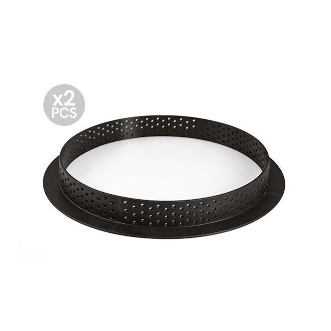 SILIKOMART Round Tart Ring Kit 150 (Silicone Moulds + Rings)