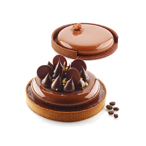 SILIKOMART Round Tart Ring Kit 150 (Silicone Moulds + Rings)