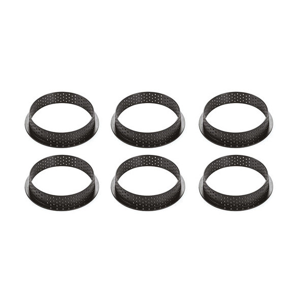 SILIKOMART Round Tart Ring Kit 80 (Silicone Moulds + Rings)
