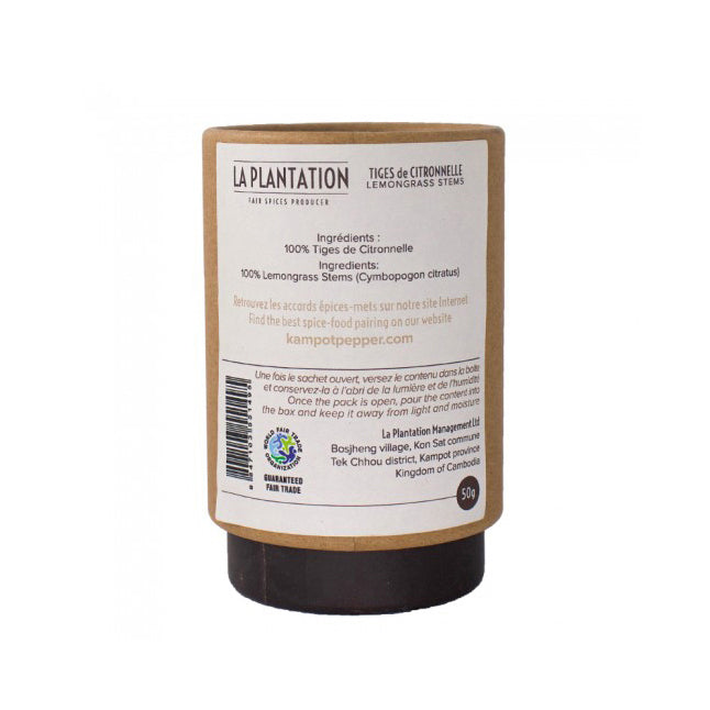 LA PLANTATION Organic Lemongrass Stems Powder, 50g