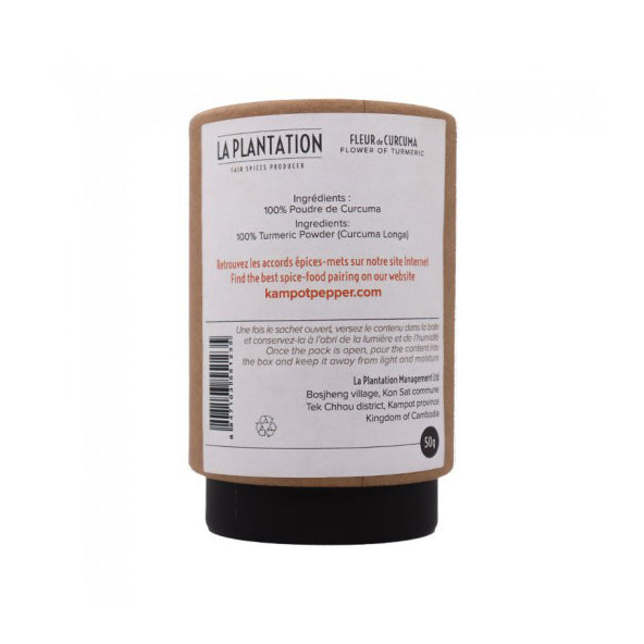 LA PLANTATION Organic Organic Flower of Turmeric Powder, 50g